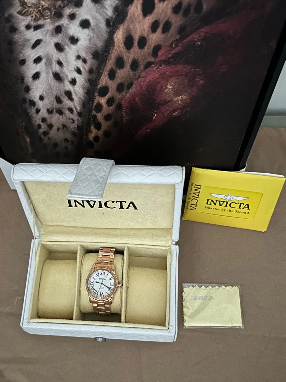 INVICTA NWT Authentic Rose Gold Watch with Case - Unisex